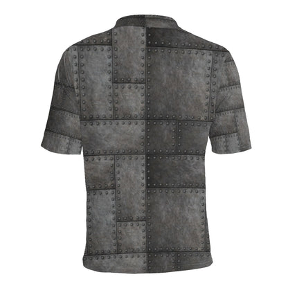 Armor Pattern Print Design 02 Men Polo Shirt