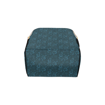 Octopus Pattern Print Design A05 Diaper Bag Backpack