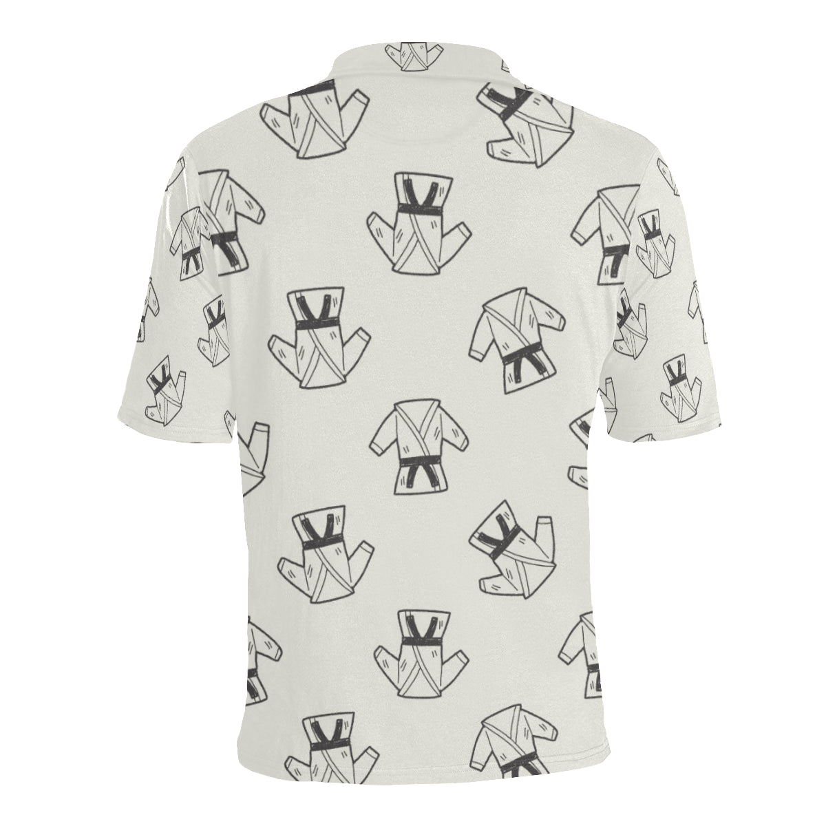 Karate Pattern Print Design 01 Men Polo Shirt