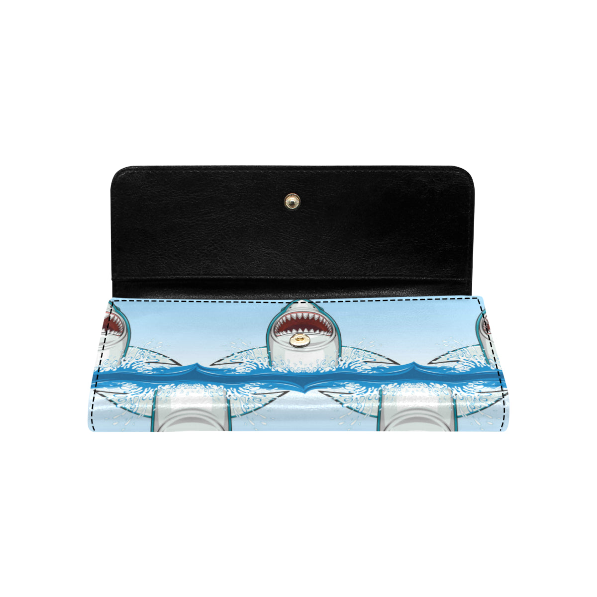 Shark Bite Women's Trifold Wallet