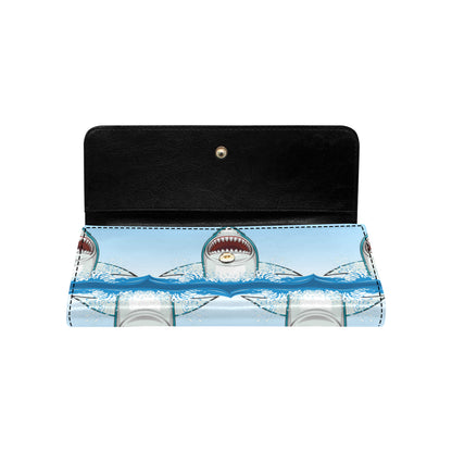 Shark Bite Women's Trifold Wallet