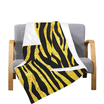zebra Gold Premium Quilt