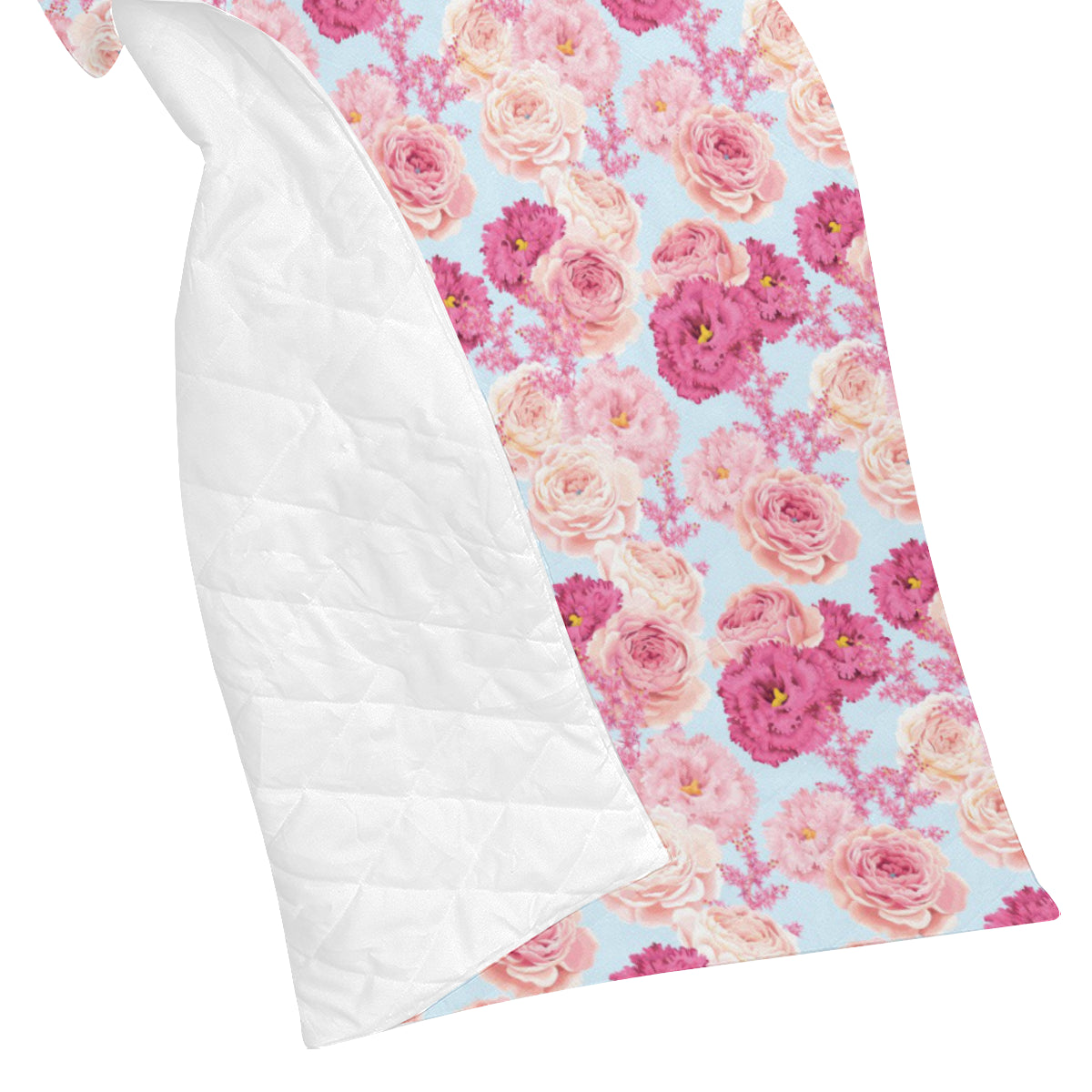 Lisianthus Pattern Print Design LT05 Premium Quilt