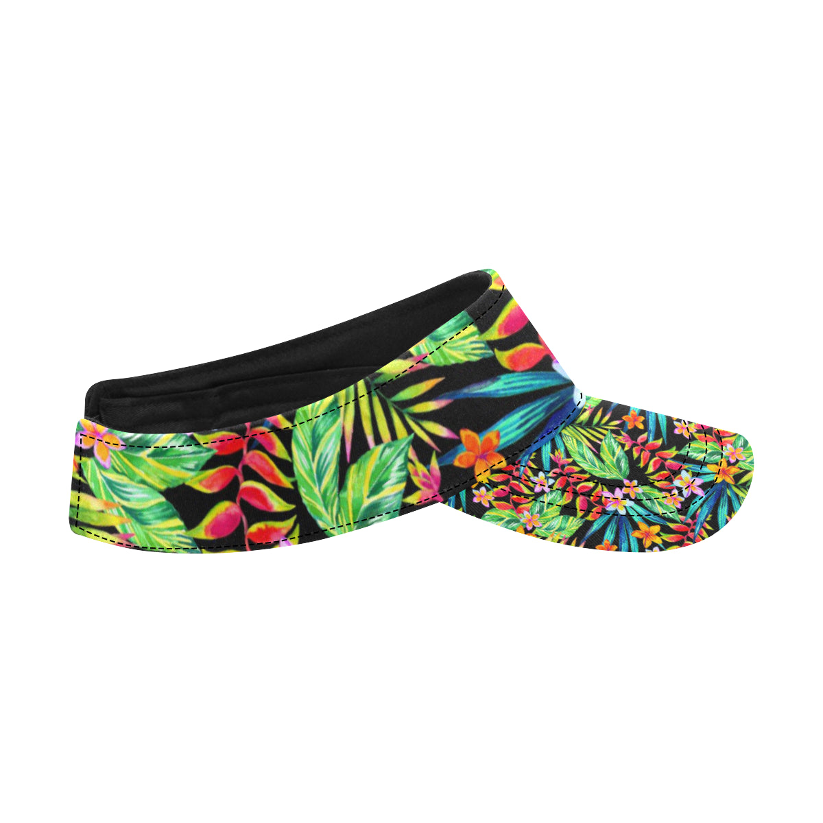 Heliconia Pattern Print Design HL09 Unisex Sun Visor