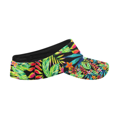 Heliconia Pattern Print Design HL09 Unisex Sun Visor