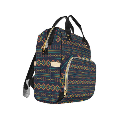 Southwest American Design Themed Print Diaper Bag Backpack