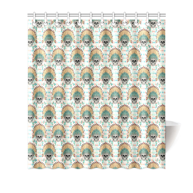 Boho Pattern Print Design 04 Shower Curtain