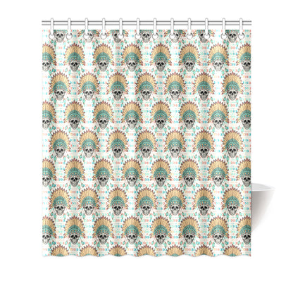 Boho Pattern Print Design 04 Shower Curtain