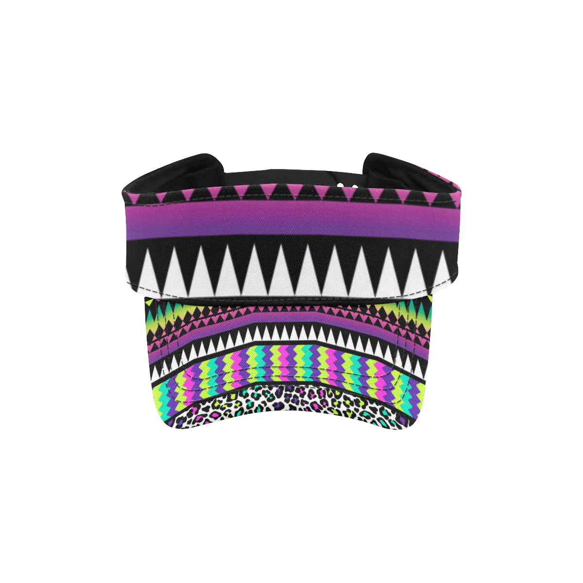 Animal Skin Aztec Rainbow Unisex Sun Visor