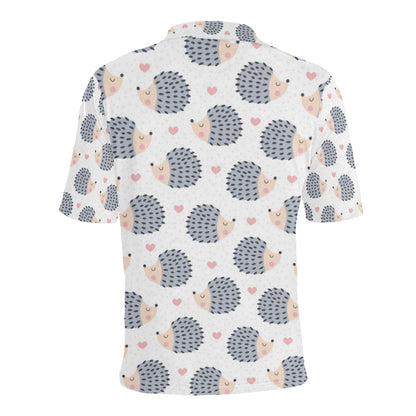 Hedgehog Baby Pattern Print Design 03 Men Polo Shirt