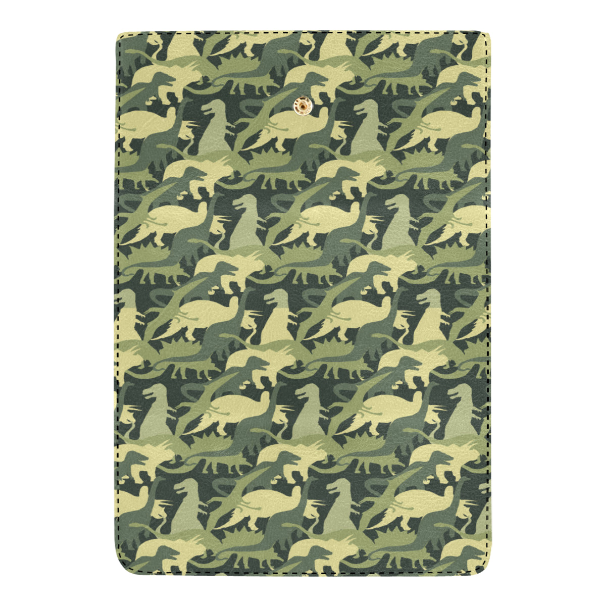 Camouflage Dinosaur Pattern Print Design 03 Women's Trifold Wallet