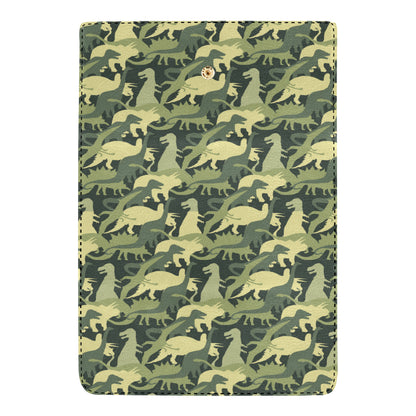 Camouflage Dinosaur Pattern Print Design 03 Women's Trifold Wallet