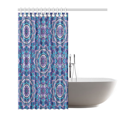 Mandala Pattern Print Design 04 Shower Curtain