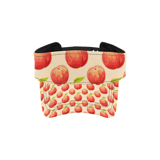 Peach Pattern Print Design A03 Unisex Sun Visor
