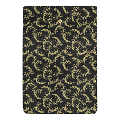 Baroque Golden Pattern Print Design 01 Women's Trifold Wallet