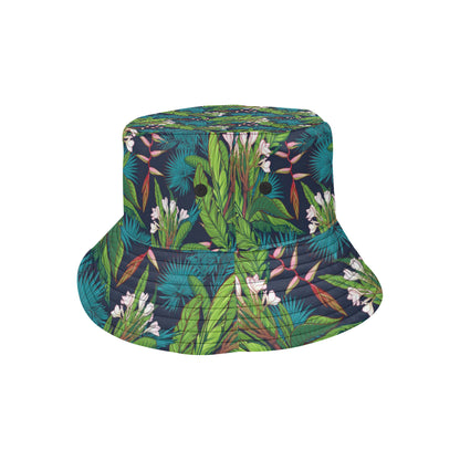 Rainforest Pattern Print Design RF01 Unisex Bucket Hat