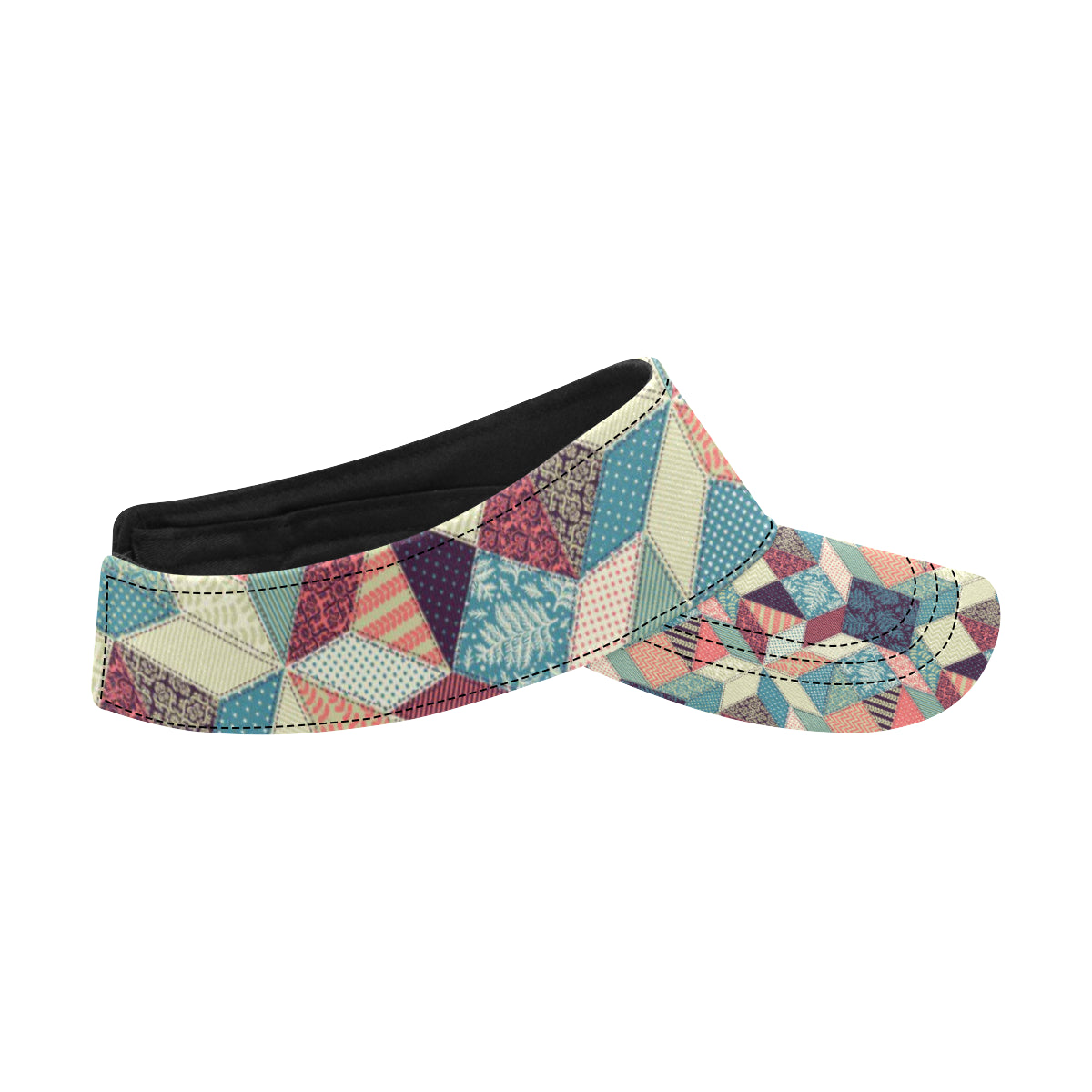 Patchwork Pattern Print Design 02 Unisex Sun Visor