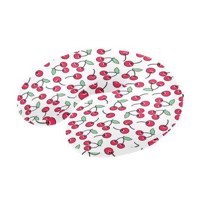 Cherry Pattern Print Design 03 U-Shaped Travel Neck Pillow