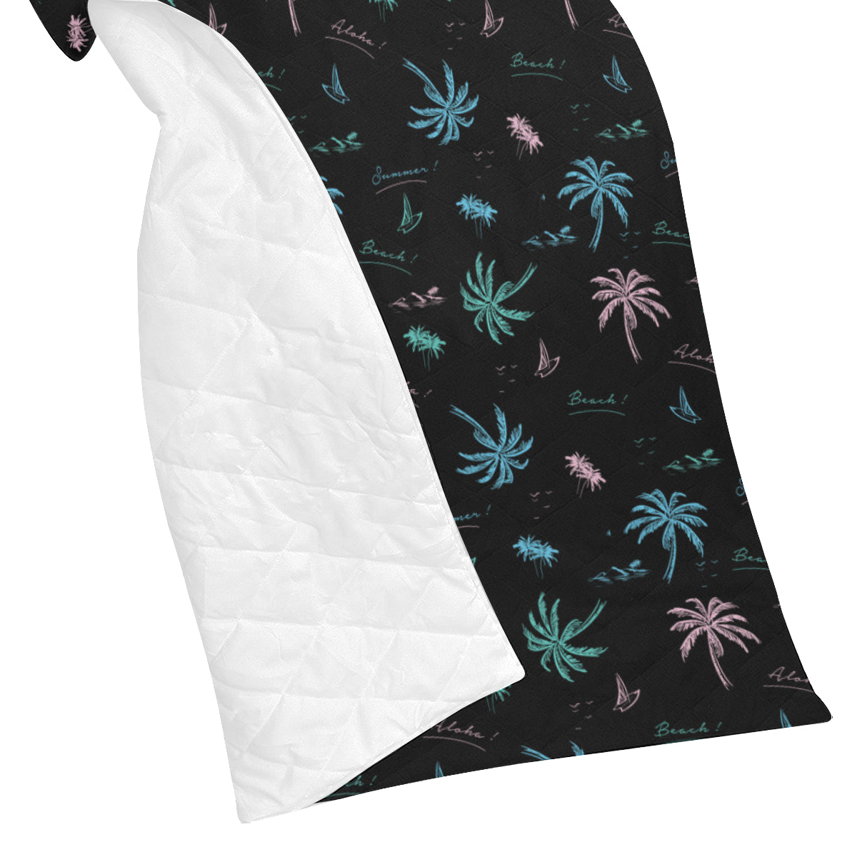 Aloha Hawaii Pattern Print Design 03 Premium Quilt