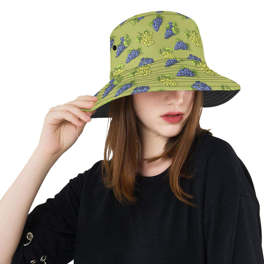 Grape Pattern Print Design GP08 Unisex Bucket Hat
