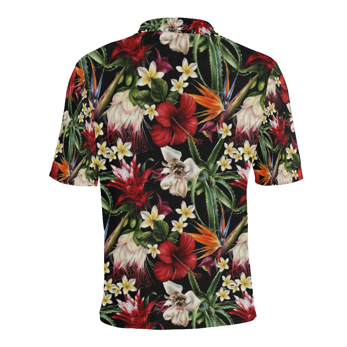 Summer Floral Pattern Print Design SF03 Men Polo Shirt