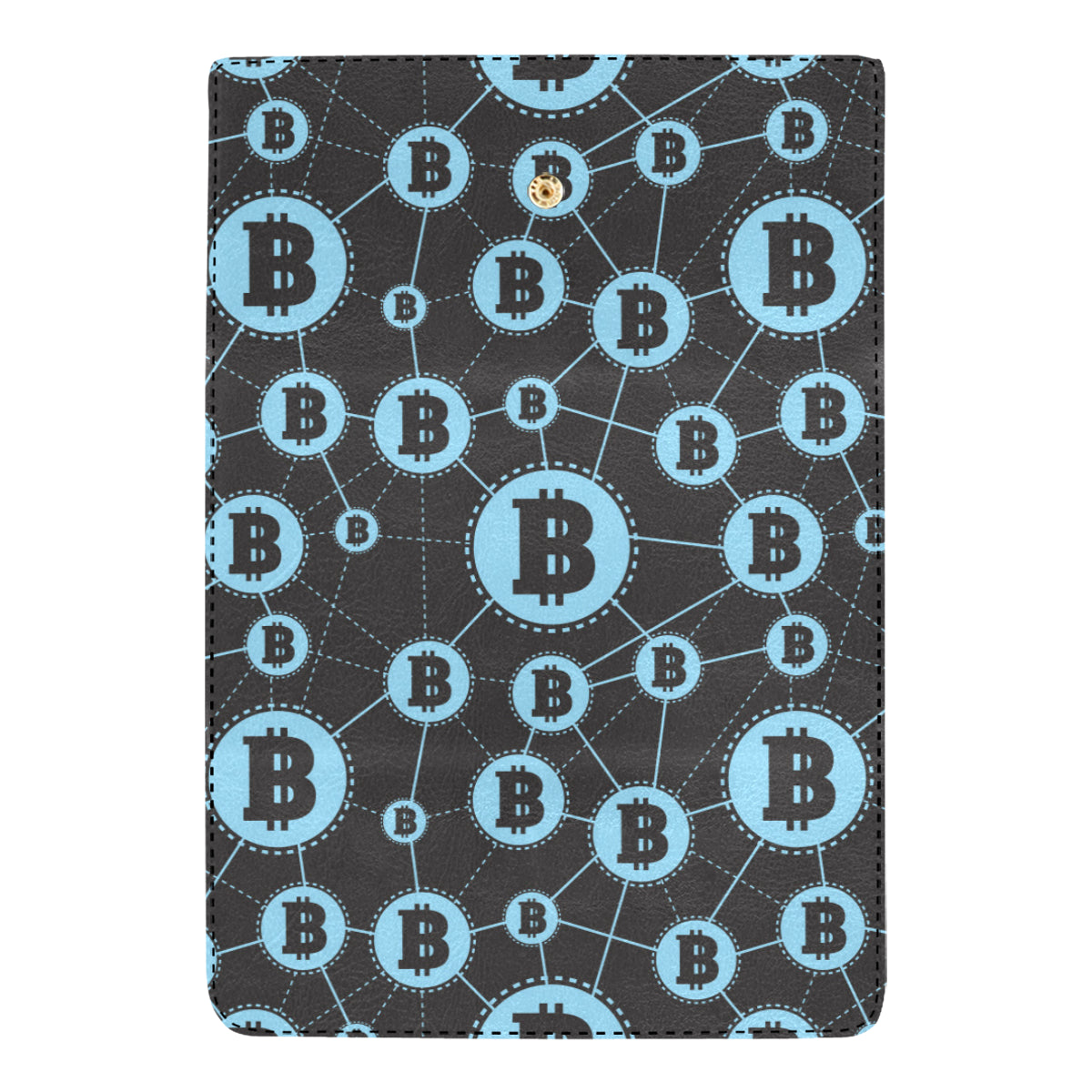 Cryptocurrency Pattern Print Design 02 Women's Trifold Wallet