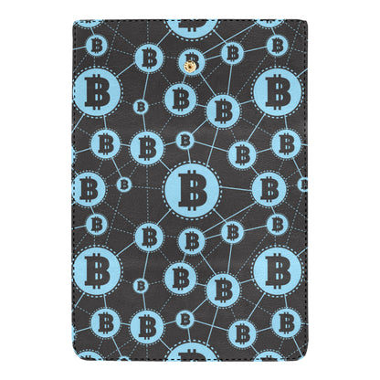 Cryptocurrency Pattern Print Design 02 Women's Trifold Wallet