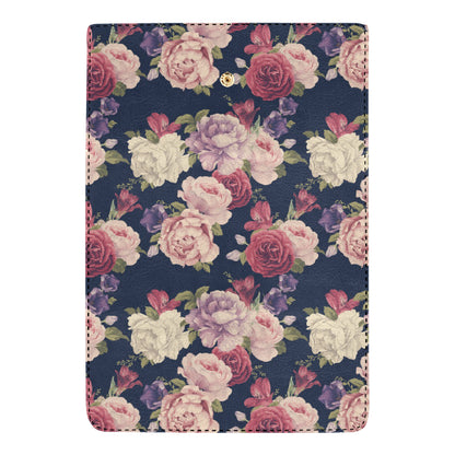 Peony Pattern Print Design PE03 Women's Trifold Wallet