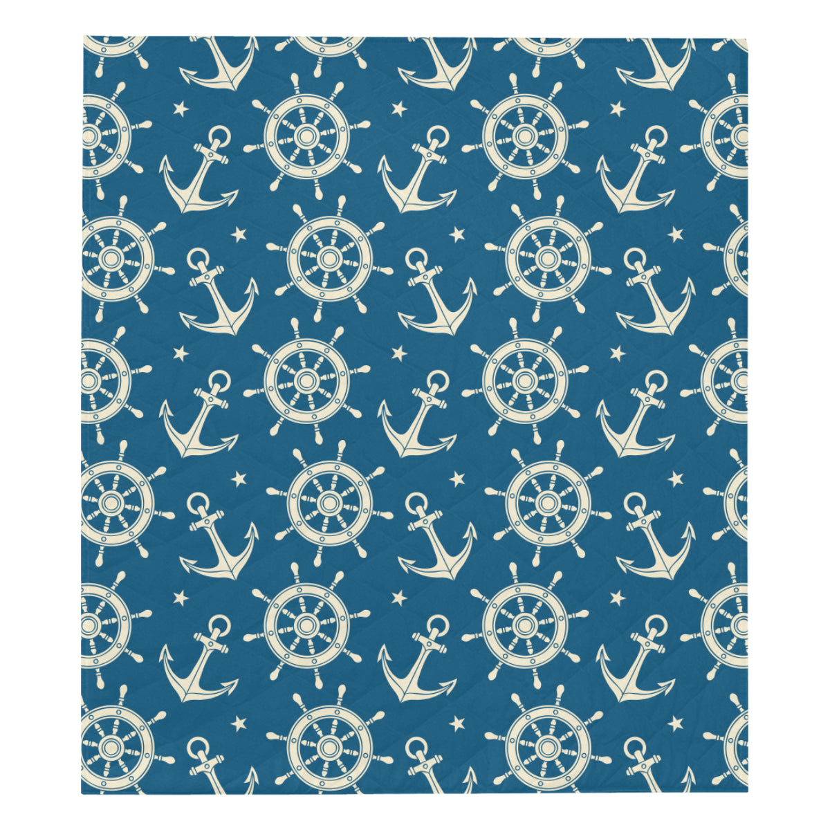 Anchor Pattern Print Design 01 Premium Quilt