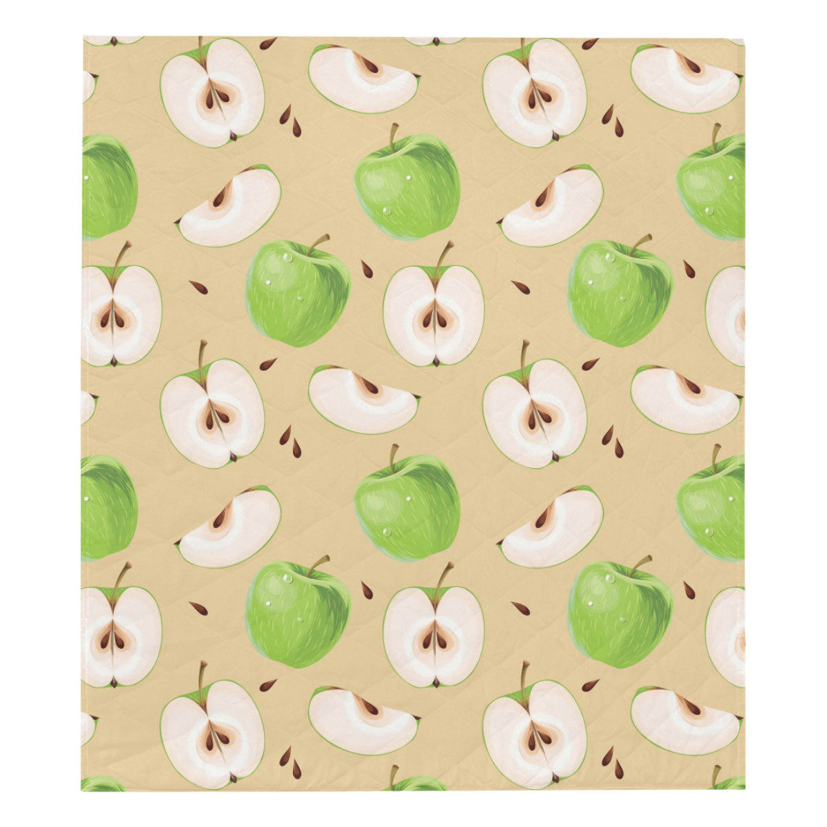 Apple Pattern Print Design AP07 Premium Quilt