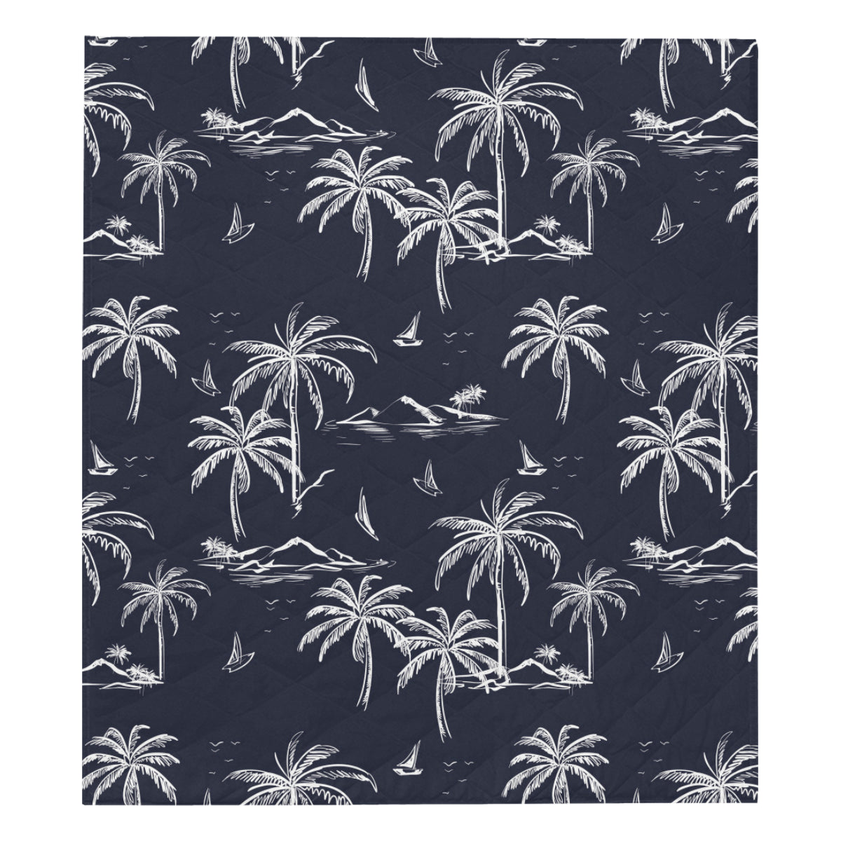 Pacific island Pattern Print Design A02 Premium Quilt