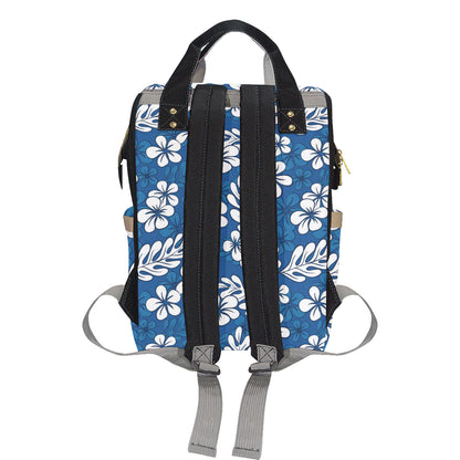 Plumeria Pattern Print Design PM015 Diaper Bag Backpack