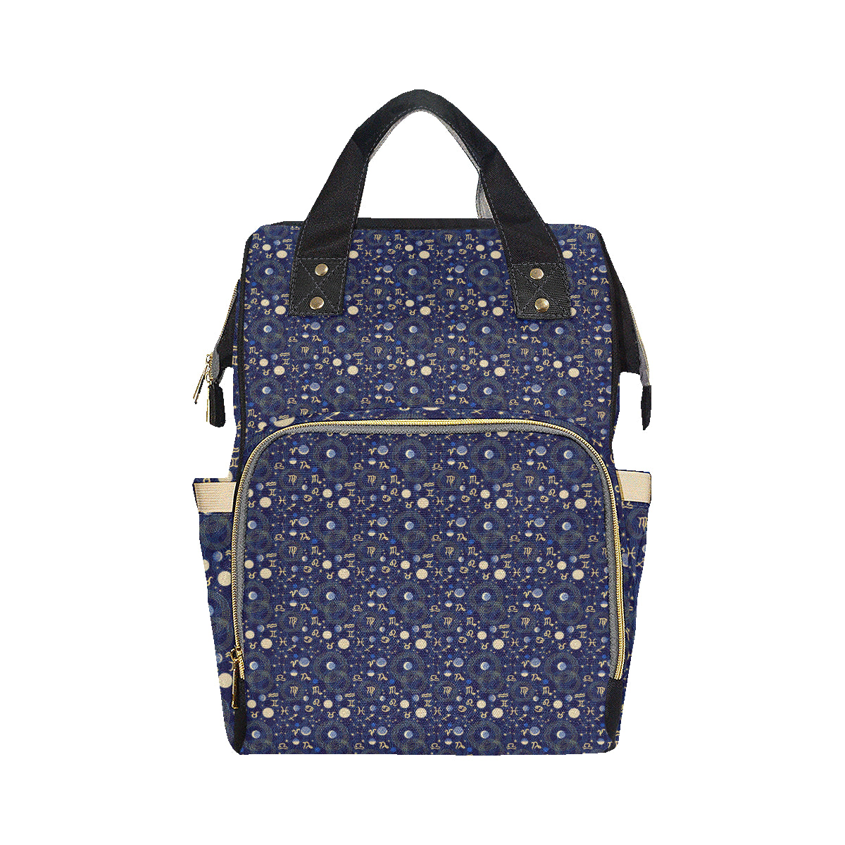 ZodiacThemed Design Print Diaper Bag Backpack
