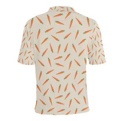 Carrot Pattern Print Design 07 Men Polo Shirt
