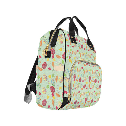 Easter Eggs Pattern Print Design RB07 Diaper Bag Backpack