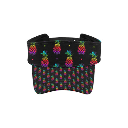 Pineapple Rainbow Dot Print Unisex Sun Visor