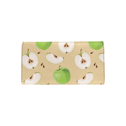 Apple Pattern Print Design AP07 Women's Trifold Wallet