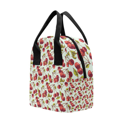 Cherry Hand Draw Insulated Lunch Bag