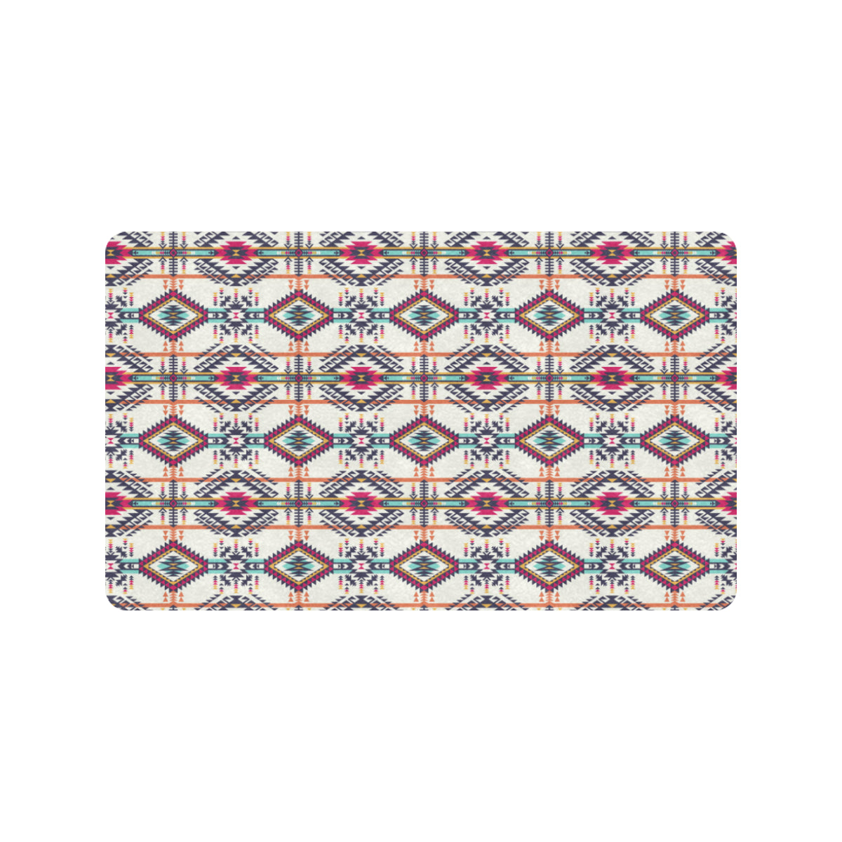 Indian Navajo Art Themed Design Print Rubber Doormat