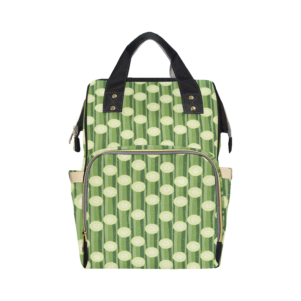 Cucumber Pattern Print Design CC03 Diaper Bag Backpack
