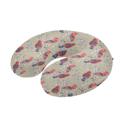 Birds Pattern Print Design 05 U-Shaped Travel Neck Pillow