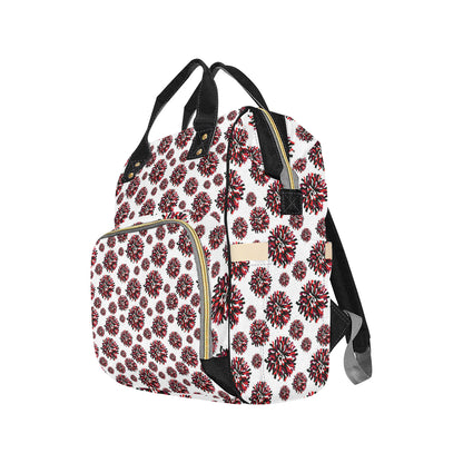 Cheerleader Pattern Print Design 01 Diaper Bag Backpack