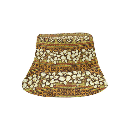 Hawaiian Themed Pattern Print Design H015 Unisex Bucket Hat