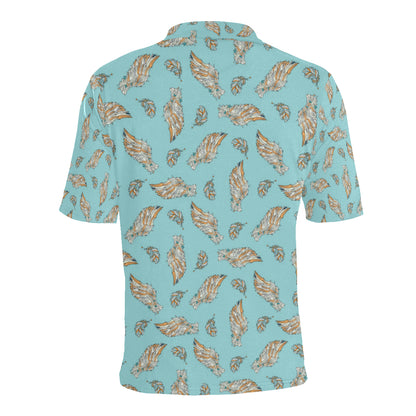 Angel Wings Pattern Print Design 03 Men Polo Shirt