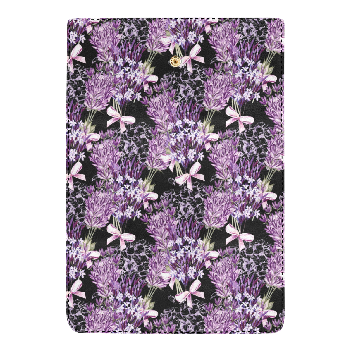 Lavender Pattern Print Design LV06 Women's Trifold Wallet