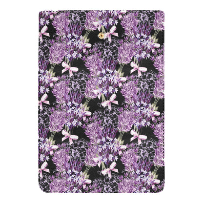 Lavender Pattern Print Design LV06 Women's Trifold Wallet