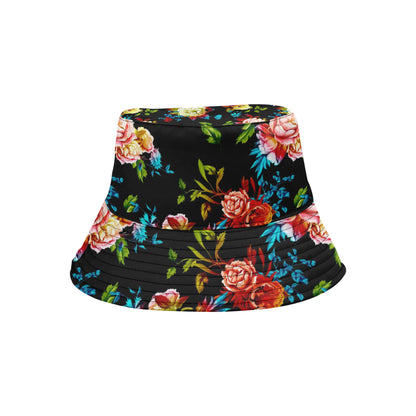 Peony Pattern Print Design PE07 Unisex Bucket Hat