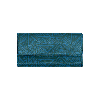 Maori Pattern Print Design 03 Women's Trifold Wallet