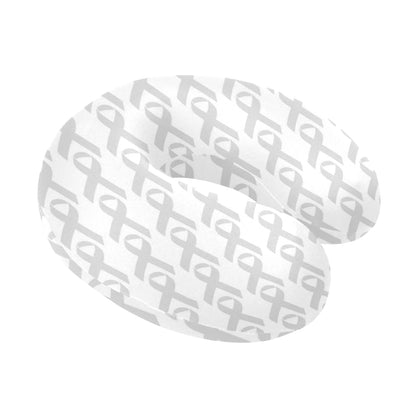 Brain cancer Pattern Print Design 02 U-Shaped Travel Neck Pillow