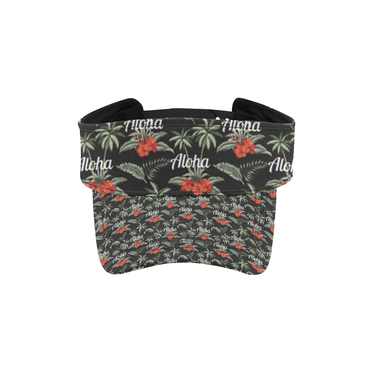Aloha Palm Tree Design Themed Print Unisex Sun Visor